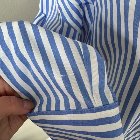 Zara Basic Strip Le Button Down - Wrinkle Resistant - Picture 8 of 8